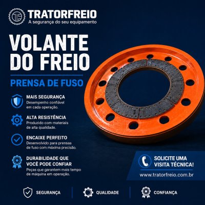Volante do Freio Prensa de Fuso